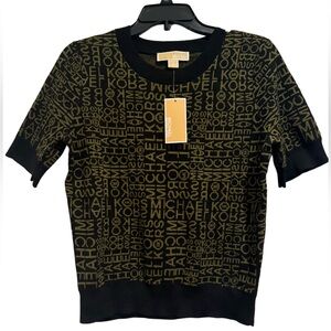Michael Kors Short Sleeve Sweater NWT Size Medium